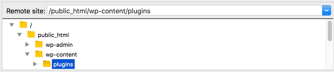The plugins directory.