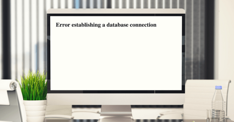 Error Establishing Database Connection v3