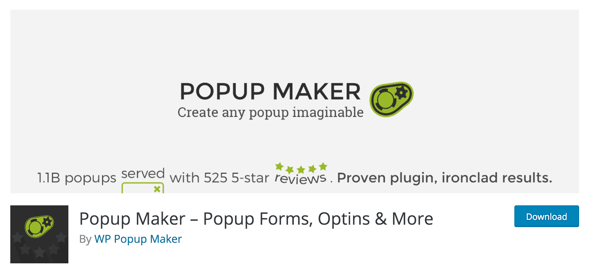 The Popup Maker plugin.