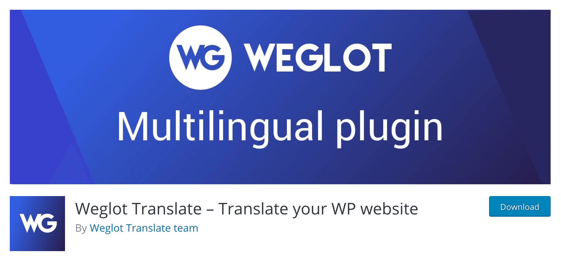 The Weglot plugin.