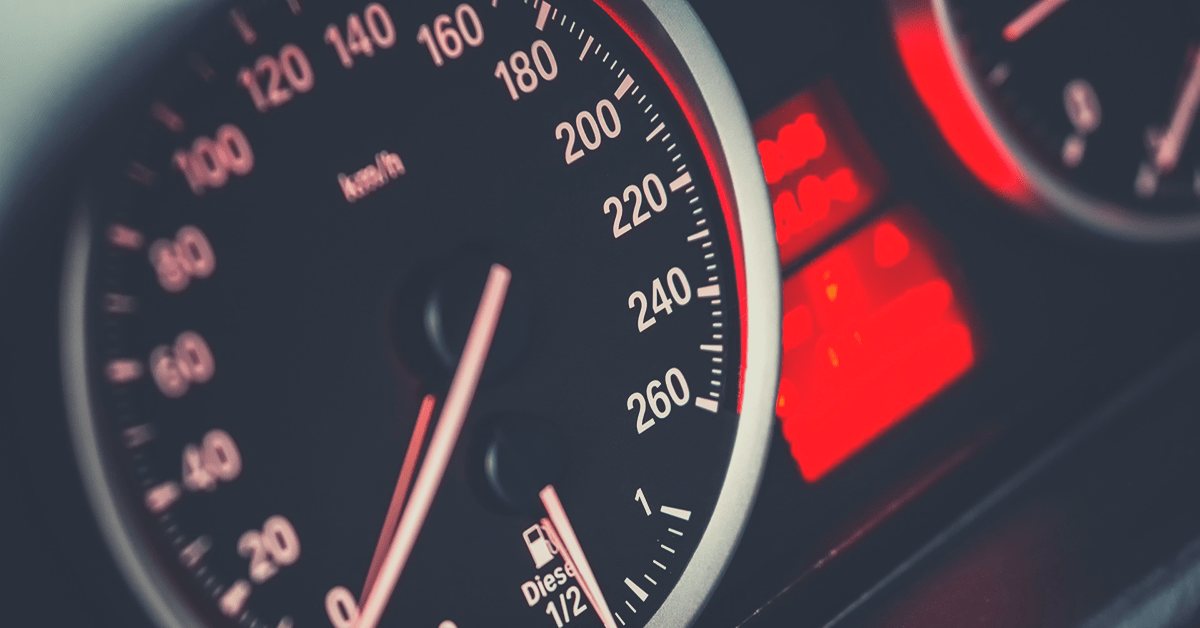 A speedometer.