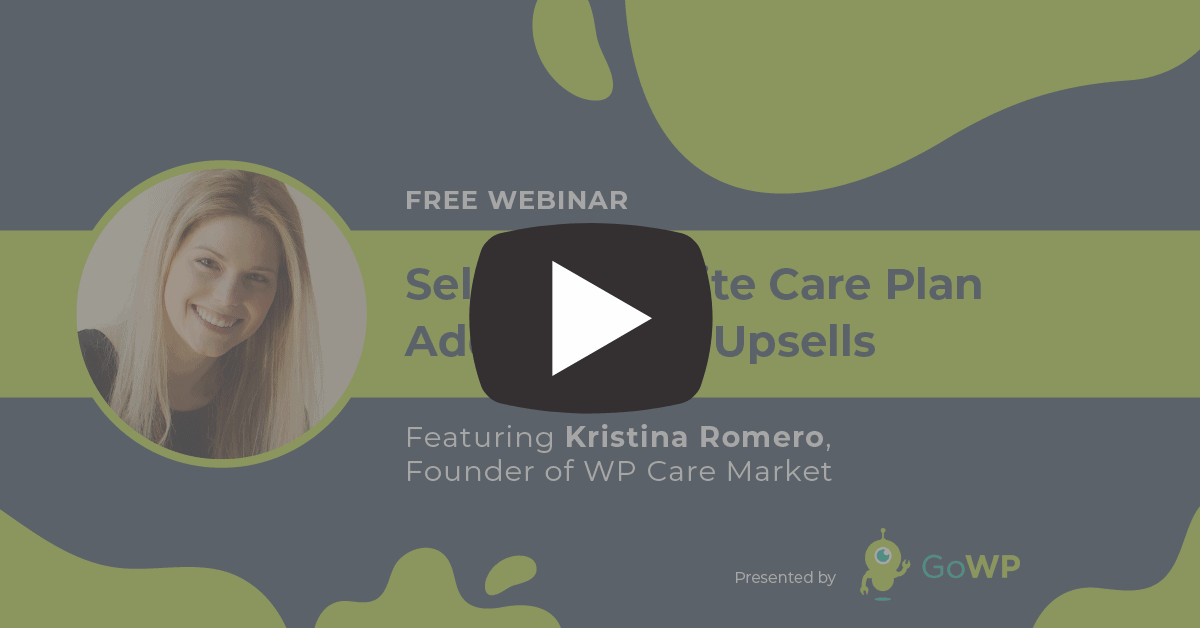 Kristina Romero Webinar Selling Care Plan add-ons and upsells