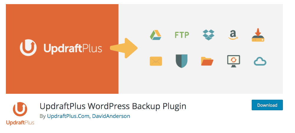 UpdraftPlus Backup plugin