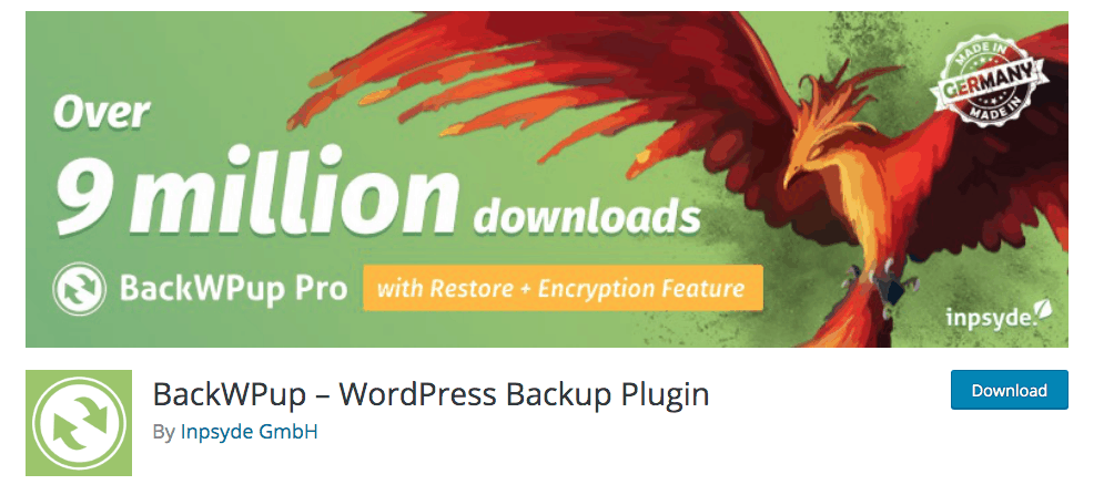BackWPup Free – WordPress Backup Plugin