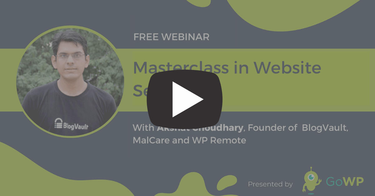 Akshat Blogvault webinar