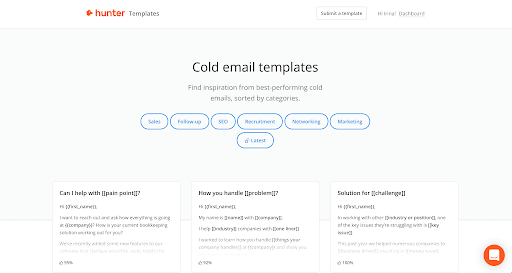 Cold Email Templates