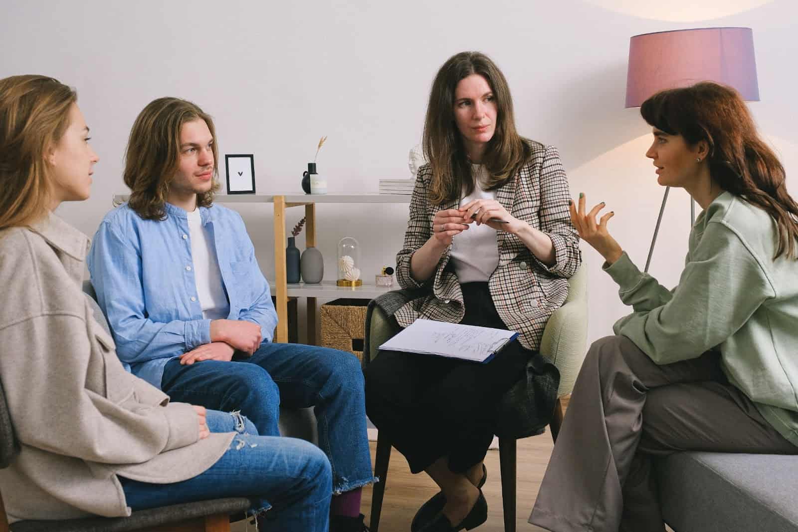 Young professionals collaborating for agency